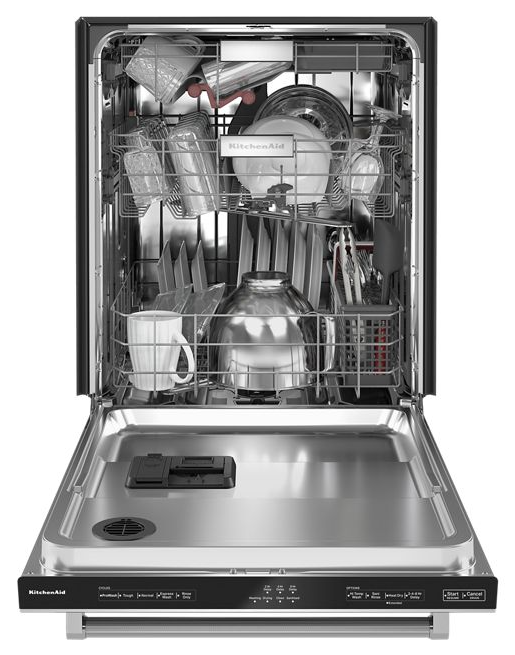 KitchenAid KDTM404KPS- 24 in. PrintShield Stainless Steel Top Control Built-In Tall Tub Dishwasher with Stainless Steel Tub, 44 dBA 4