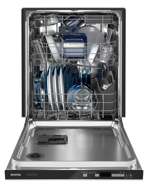 Maytag MDB8959SKZ- 24 in. Fingerprint Resistant Stainless Steel Top Control Built-in Tall Tub Dishwasher with Dual Power Filtration, 47 dBA 6