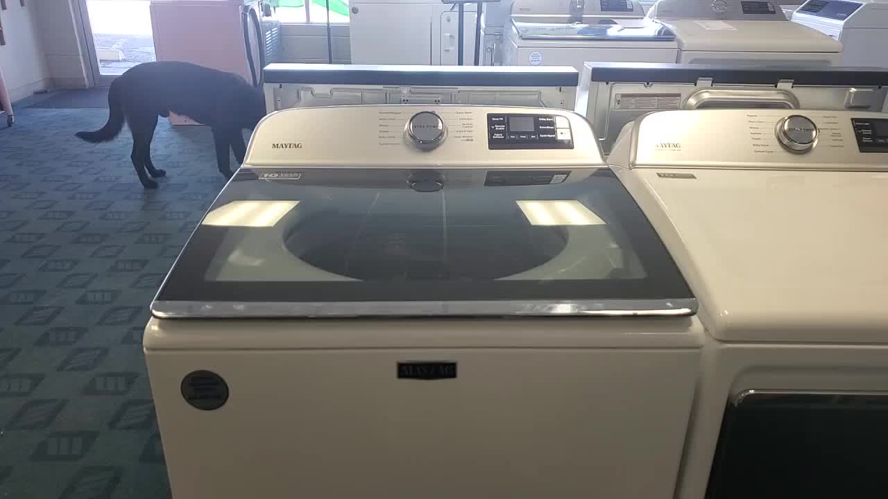 Maytag 4.7 cu. ft. Smart Capable White Top Load Washing Machine with Extra Power Button and Deep Fill Option 1