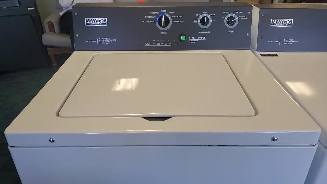 3.8 cu. ft. Commercial-Grade Residential Agitator Washer 1