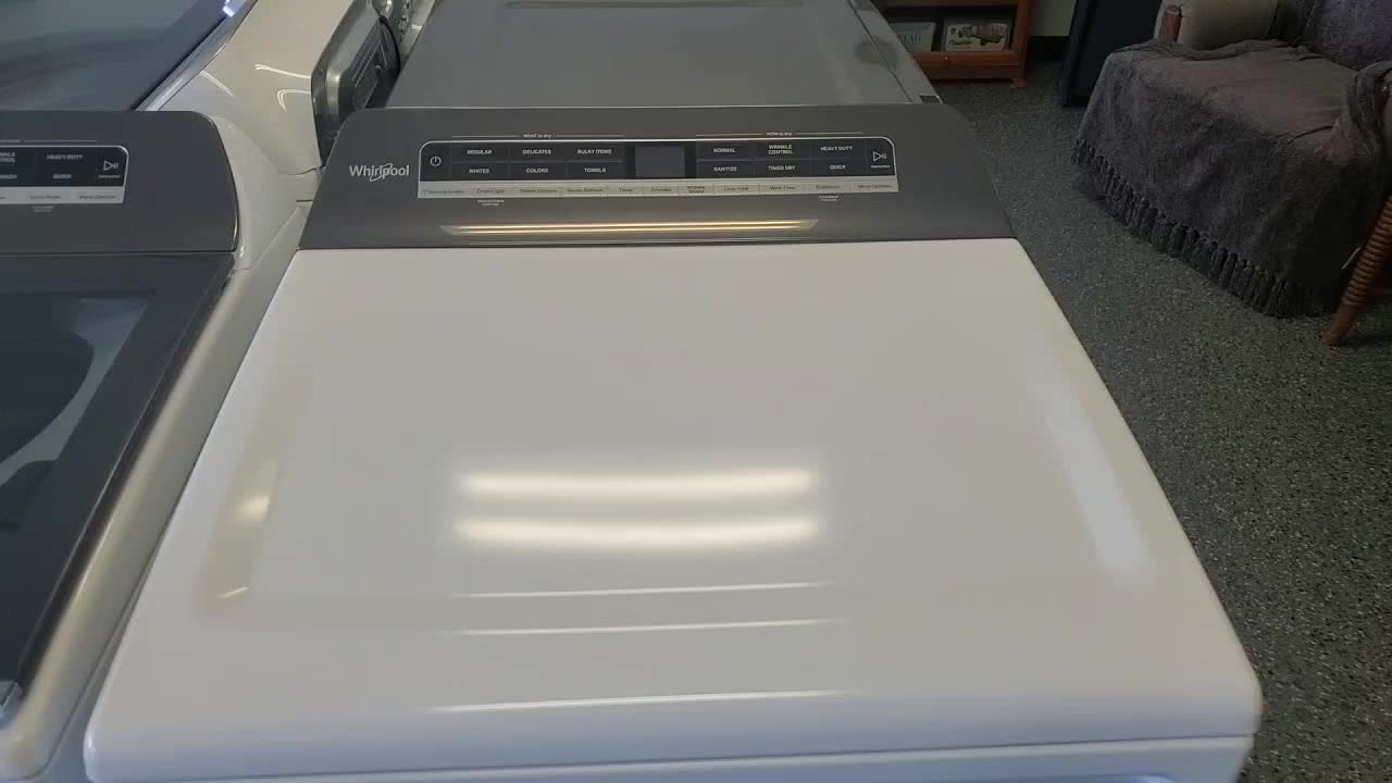 Whirlpool 7.4 cu. ft. White Electric Dryer with Steam and Advanced Moisture Sensing Technology, ENERGY STAR 1