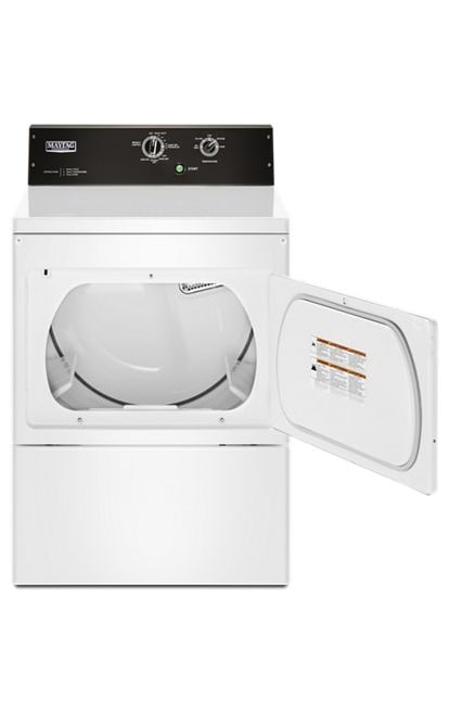 Maytag 7.3 cu. ft. 240-Volt White Electric Vented Dryer with Wrinkle Control 4
