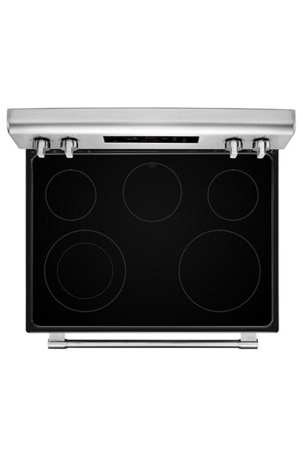 Maytag 5.3 cu. ft. Electric Range with Shatter-Resistant Cooktop in Fingerprint Resistant Stainless Steel 5