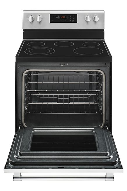 Maytag 5.3 cu. ft. Electric Range with Shatter-Resistant Cooktop in Fingerprint Resistant Stainless Steel 2
