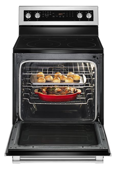 Maytag 6.4 cu. ft. Electric Range with True Convection in Fingerprint Resistant Stainless Steel 3