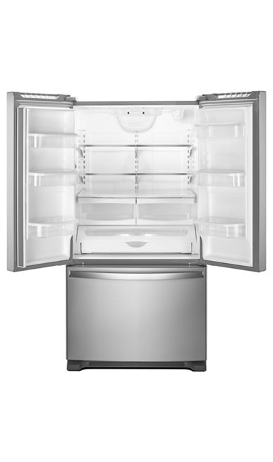 Whirlpool 25.2 cu. ft. French Door Refrigerator in Fingerprint Resistant Stainless Steel with Internal Water Dispenser 2