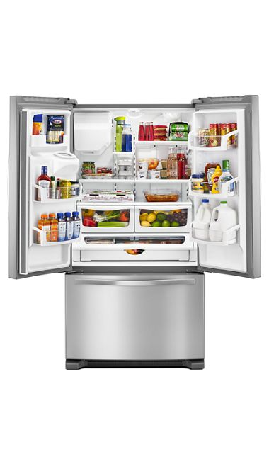 Whirlpool 25 cu. ft. French Door Refrigerator in Fingerprint-Resistant Stainless Steel 3