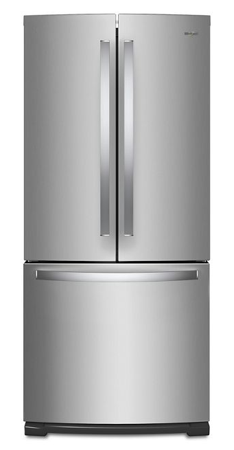 Whirlpool 19.7 cu. ft. French Door Refrigerator in Fingerprint Resistant Stainless Steel 0