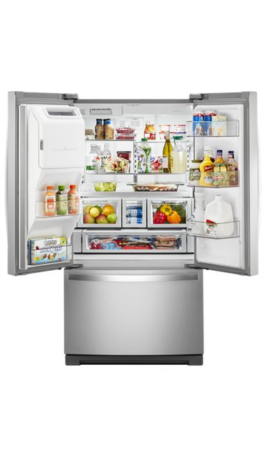 Whirlpool 26.8 cu. ft. French Door Refrigerator in Fingerprint Resistant Stainless Steel 3