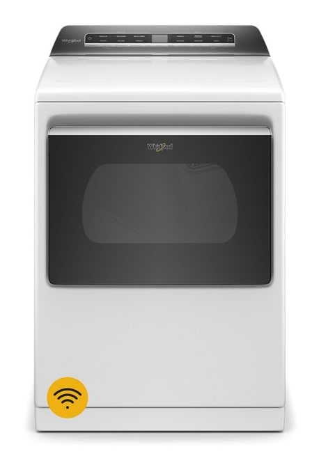 Whirlpool 7.4 cu. ft. White Electric Dryer with Steam and Advanced Moisture Sensing Technology, ENERGY STAR 8