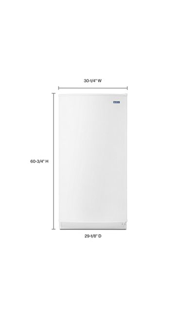 Maytag 15.7 cu. ft. Frost Free Upright Freezer in White 3