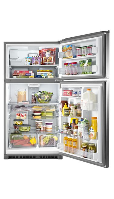 Maytag MRT711SMHZ- 21 cu. ft. Top Freezer Refrigerator in Fingerprint Resistant Stainless Steel 3