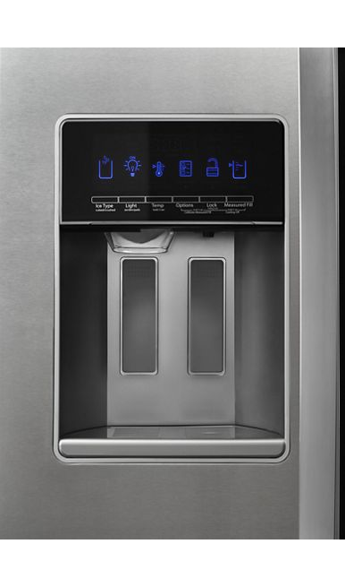 Whirlpool 20.6 cu. ft. Side By Side Refrigerator in Fingerprint Resistant Stainless Steel, Counter Depth 1