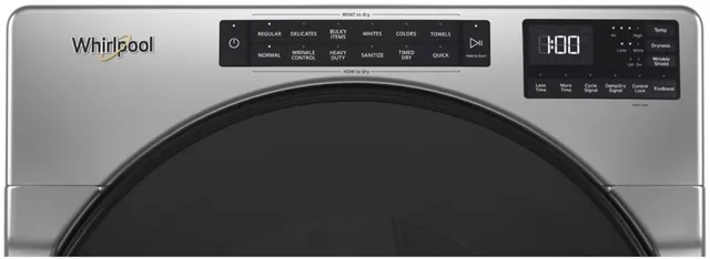 Whirlpool 7.4 cu. ft. Vented Electric Dryer in Chrome Shadow 3