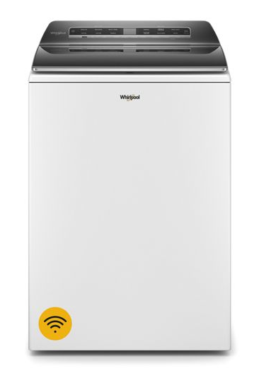 Whirlpool 5.2 - 5.3 cu. ft. Smart Top Load Washing Machine in White with 2 in 1 Removable Agitator, ENERGY STAR 8