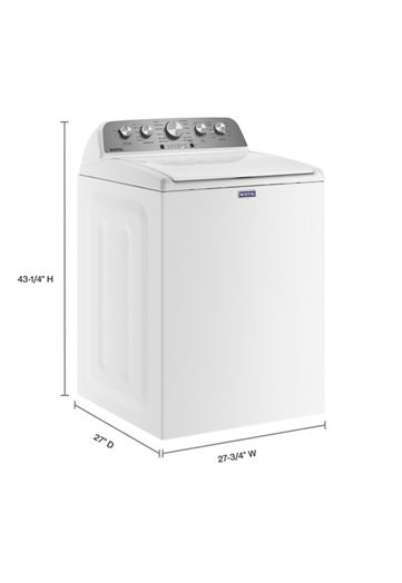 Maytag 4.5 cu. ft. High-Efficiency White Top Load Washer Machine with Deep Water Wash and PowerWash Cycle 2