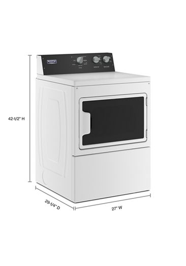 Maytag Maytag MEDP586KW 27 Inch Electric Dryer with 7.4 cu. ft. Capacity 3