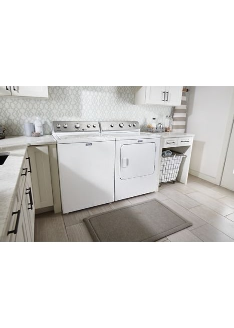 Maytag 7.0 cu. ft. 240-Volt White Electric Vented Dryer with Wrinkle Control 5