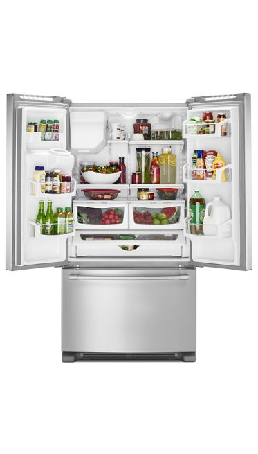 Maytag MFI2570FEZ- 25 cu. ft. French Door Refrigerator in Fingerprint Resistant Stainless Steel 4