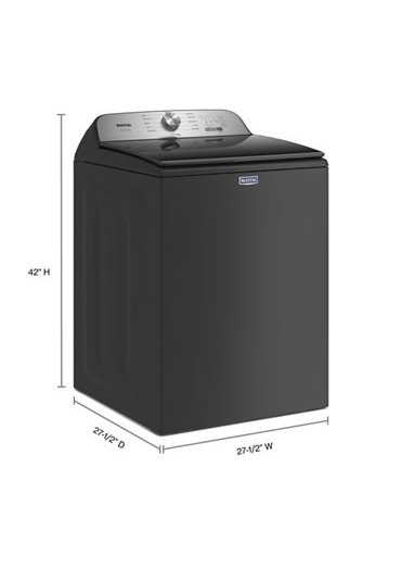 Maytag 4.7 cu. ft. Pet Pro Top Load Washer in Volcano Black 2