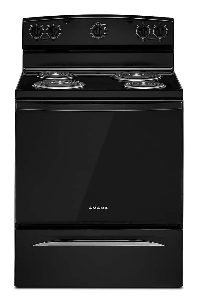 Amana Amana 30 in. 4-Element Freestanding Electric Range with Easy-Clean Glass Door (4.8 cu. ft. Oven) 1