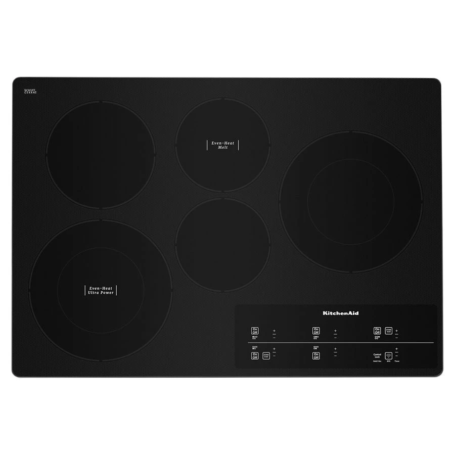 KitchenAid 30" Electric Cooktop with 5 Elements and Touch-Activated Controls (Even-Heat™ Technology) 2