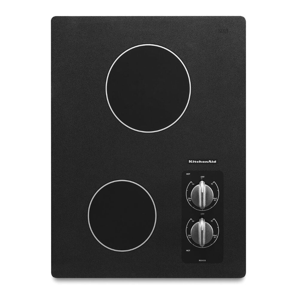 KitchenAid KitchenAid 15 in. Wide 2-Element Built-In Electric Cooktop with Radiant Elements 2