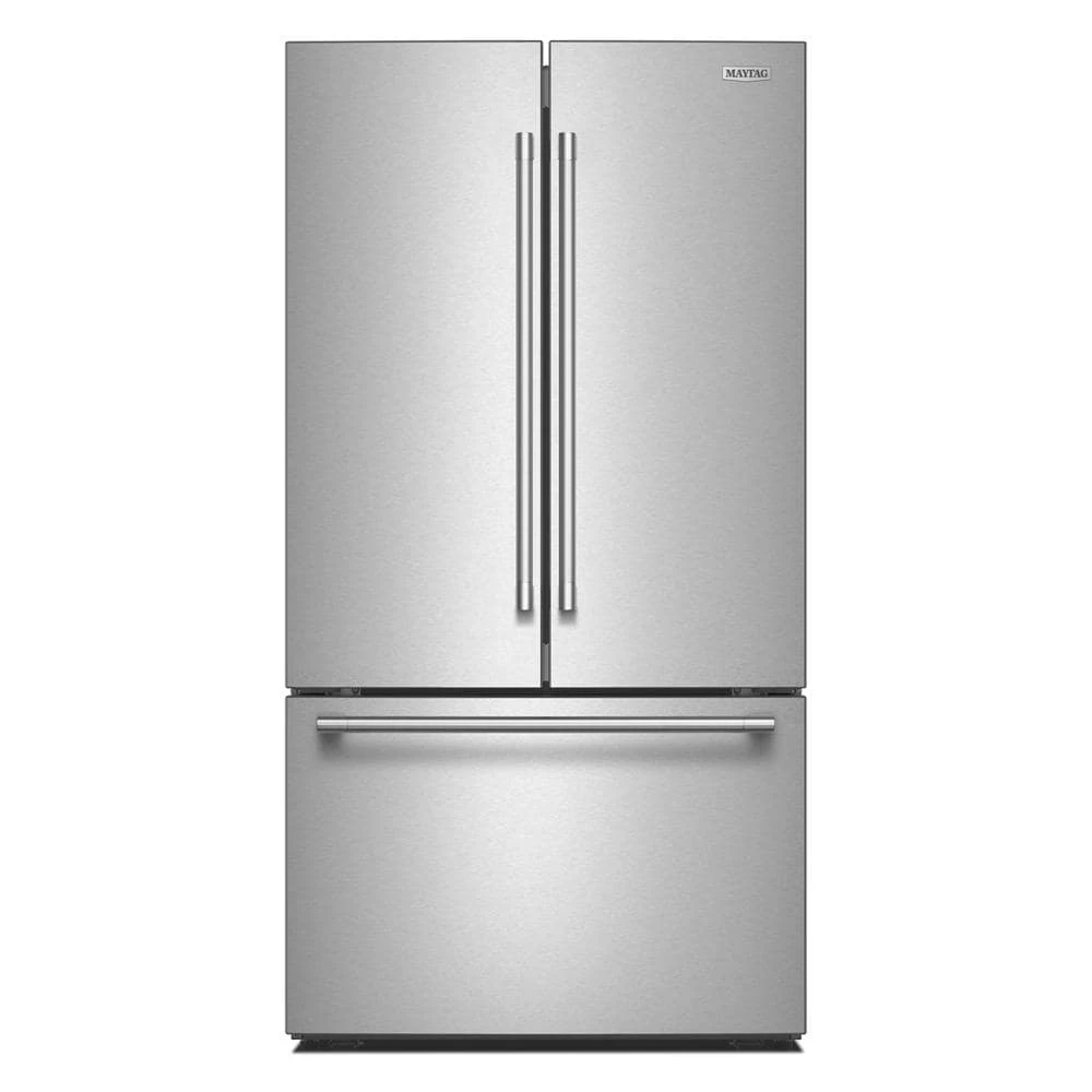 Maytag Maytag 31 Cu. Ft. XL Capacity French Door Bottom Mount Refrigerator with Ice + Water (Fingerprint-Resistant Stainless Finish) 0