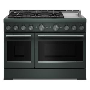 KitchenAid KitchenAid® 48-Inch 6 Burner Commercial-Style Gas Range with Griddle