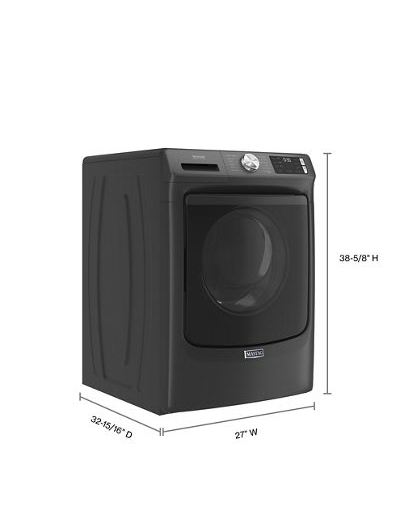 MHW6630MBK Front Load Washer with Extra Power and 16-Hr Fresh Hold® option - 4.8 cu. ft. 2