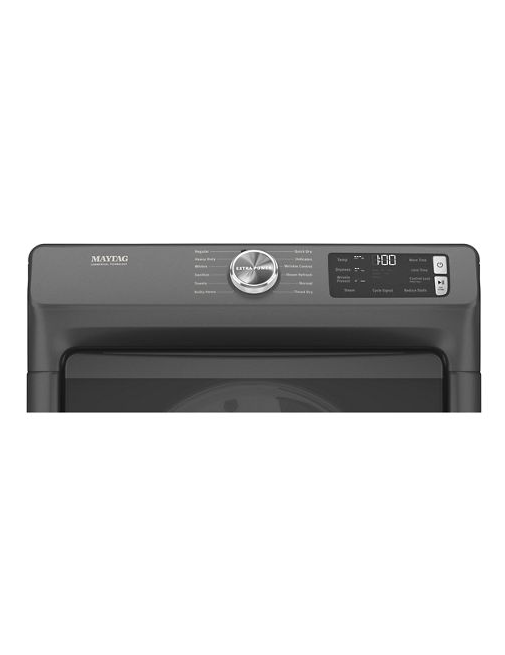 MED6630MBK Front Load Electric Dryer with Extra Power and Quick Dry Cycle - 7.3 cu. ft. 1