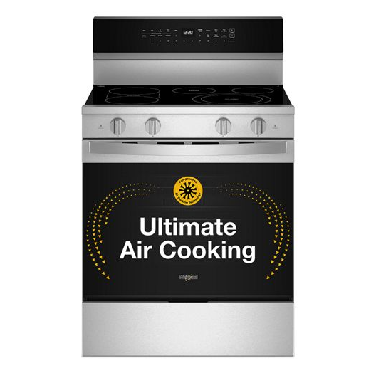 30-inch Electric Smart Range with Air Cooking Technology, No Preheat Air Fry, High Speed Preheat Oven, WipeClean™ Coating, and Steam/Self Clean 0