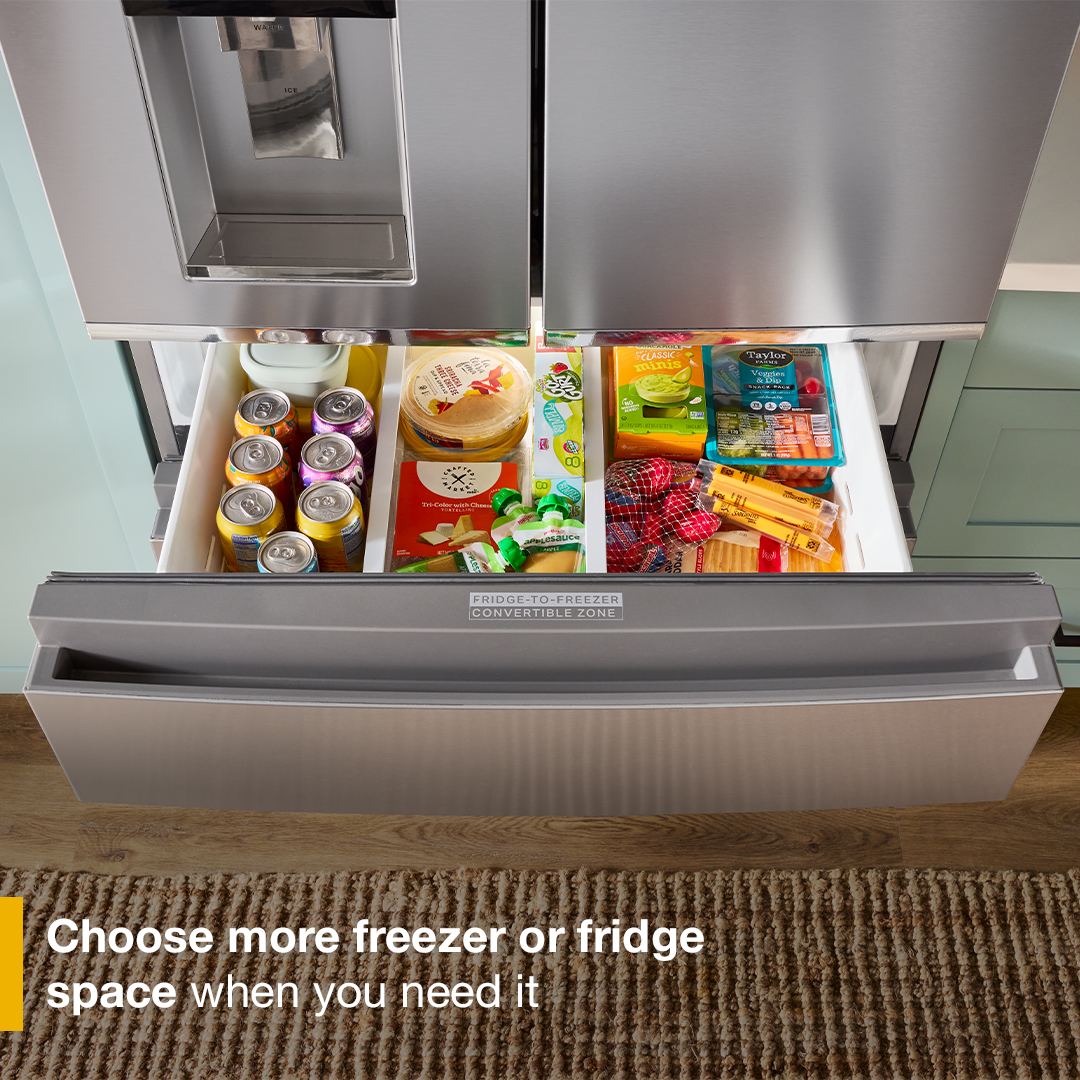 Whirlpool WRMC7036RZ 36-inch Wide True Counter Depth 4-Door French Door Refrigerator - 22 cu. ft. 2