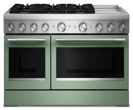 KitchenAid 48-Inch 6 Burner Commercial-Style Dual Fuel Range with Griddle 2