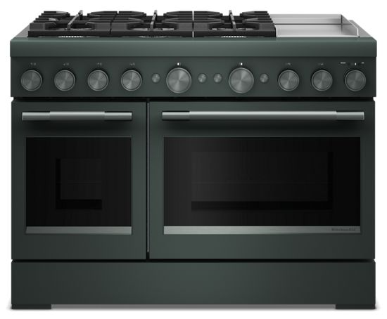 KitchenAid 48-Inch 6 Burner Commercial-Style Dual Fuel Range with Griddle 1