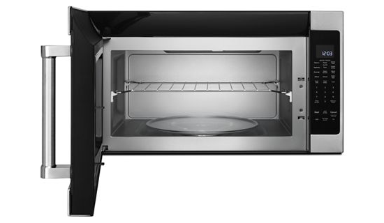 KitchenAid 2.0 cu. ft. Over the Range Microwave in Stainless Steel with Sensor Cooking 1