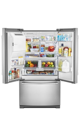 Maytag 27 cu. ft. French Door Refrigerator in Fingerprint Resistant Stainless Steel 0