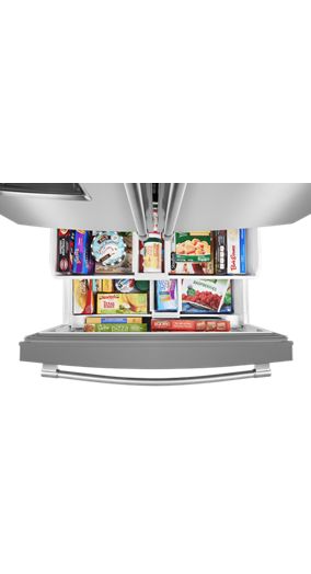 Maytag Maytag 33 in. 22 cu. ft. Built-In French Door Refrigerator in Fingerprint Resistant Stainless Steel with Water Dispenser MRFF5033PZ 2