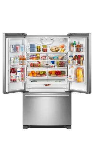 Maytag 25 cu. ft. French Door Refrigerator in Fingerprint Resistant Stainless Steel 0