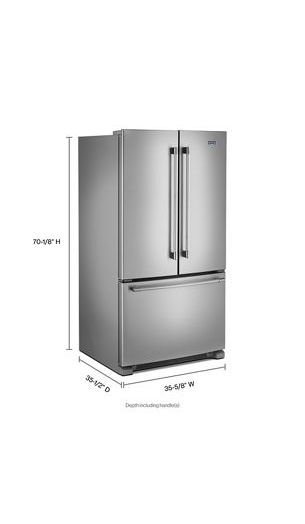 Whirlpool 36-Inch Wide French Door Refrigerator with Water Dispenser - 25 Cu. Ft 3