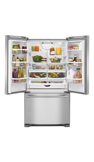 Whirlpool 36-Inch Wide French Door Refrigerator with Water Dispenser - 25 Cu. Ft 1