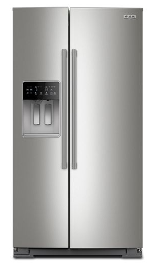 36-inch Wide Counter-Depth Side-by-Side Refrigerator with Arctic Blue Interior - 20.8 Cu. Ft. 0