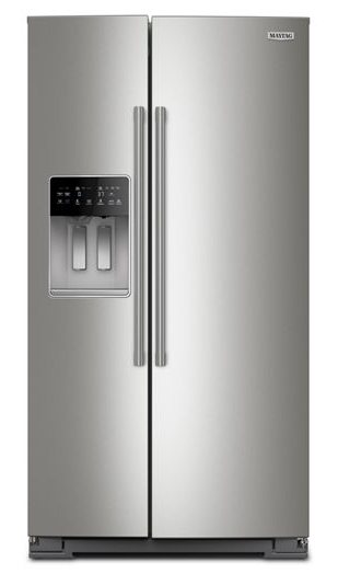 36-inch Wide Full-Depth Side-by-Side Refrigerator with Arctic Blue Interior - 28.3 Cu. Ft. 0