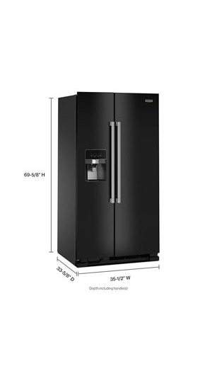 36-Inch Wide Side-by-Side Refrigerator - 25 Cu. Ft. 3
