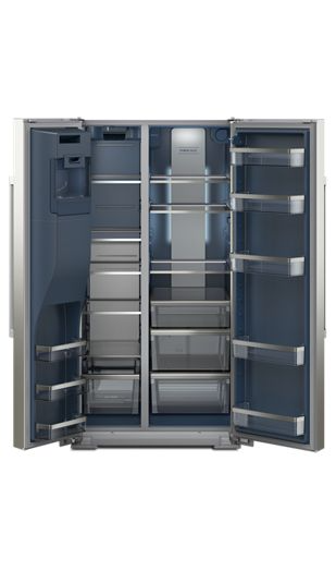 36-inch Wide Full-Depth Side-by-Side Refrigerator with Arctic Blue Interior - 28.3 Cu. Ft. 7