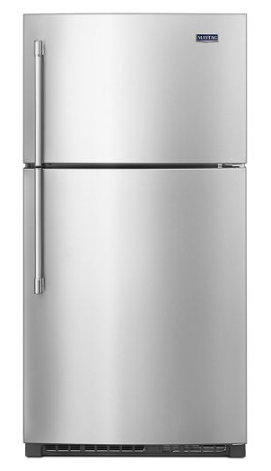 Maytag 33-Inch Wide Top Freezer Refrigerator with EvenAir™ Cooling Tower- 21 Cu. Ft. 0