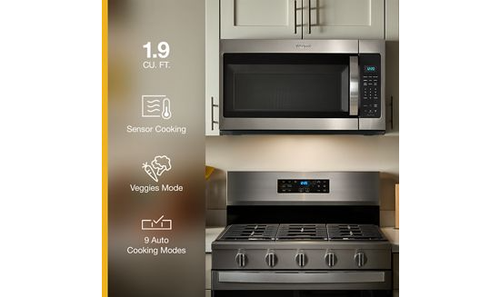 WMMS3230SS 1.9 cu ft. Over the Range Microwave with Sensor Cooking Technology - 1000 Watts 2