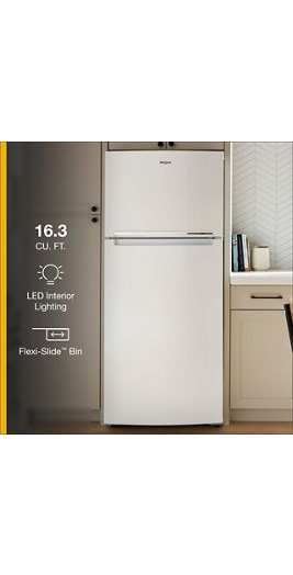 28-inch Wide Top-Freezer Refrigerator - 16.3 Cu. Ft. 2