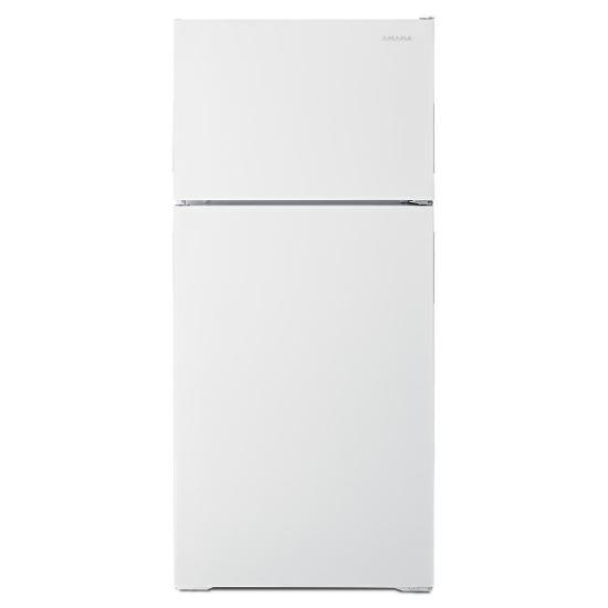 AMANA Amana 30 in. 19 cu. ft. Garage Ready Top-Freezer Refrigerator (Black) with Dual Crisper Drawers