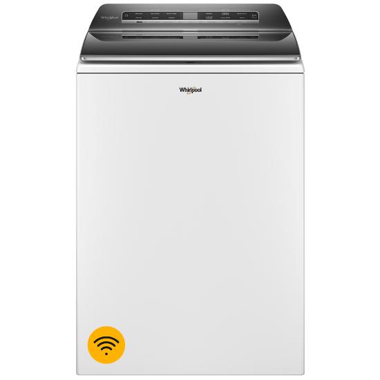 WHIRLPOOL WTW8127LW - 5.2 - 5.3 cu. ft. Smart Top Load Washing Machine in White with 2 in 1 Removable Agitator, ENERGY STAR